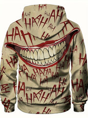 Men's 3D Printed Sports Casual Hoodie Long Sleeve Top