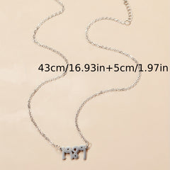 Lucky Number 1989 Charm Necklace Year Number Charm Necklace Clavicle Chain