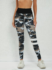 Women's Camo High Waist Leggings for Running Yoga Fitness