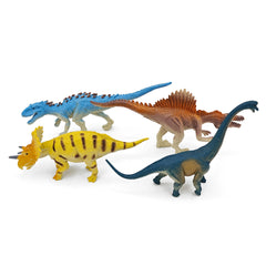 8pcs Dinosaur Toy Set Realistic PVC Models Brachiosaurus T Rex Stegosaur