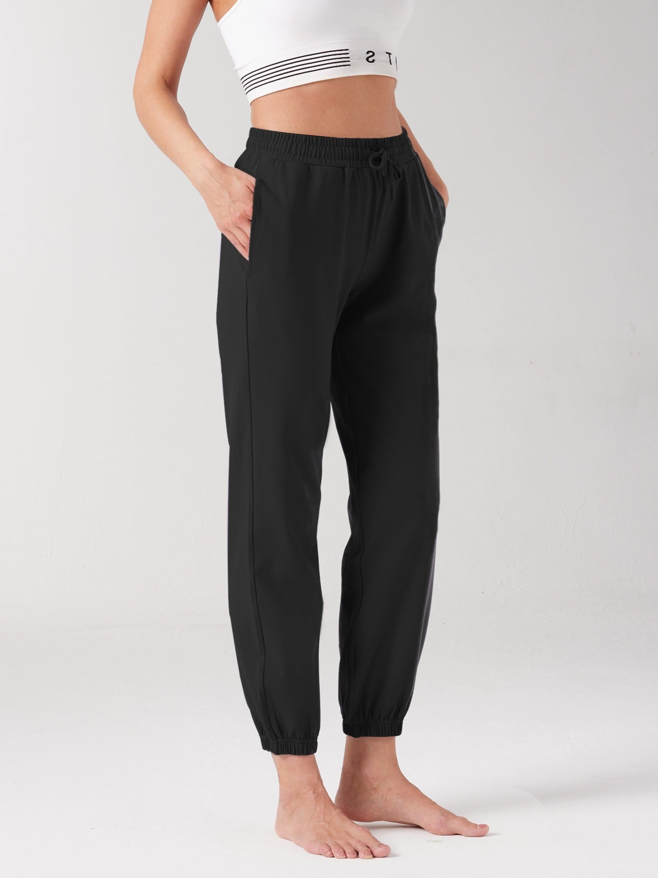 Women's Yoga Pants with Pocket Stretch Joggers for Running Fitness