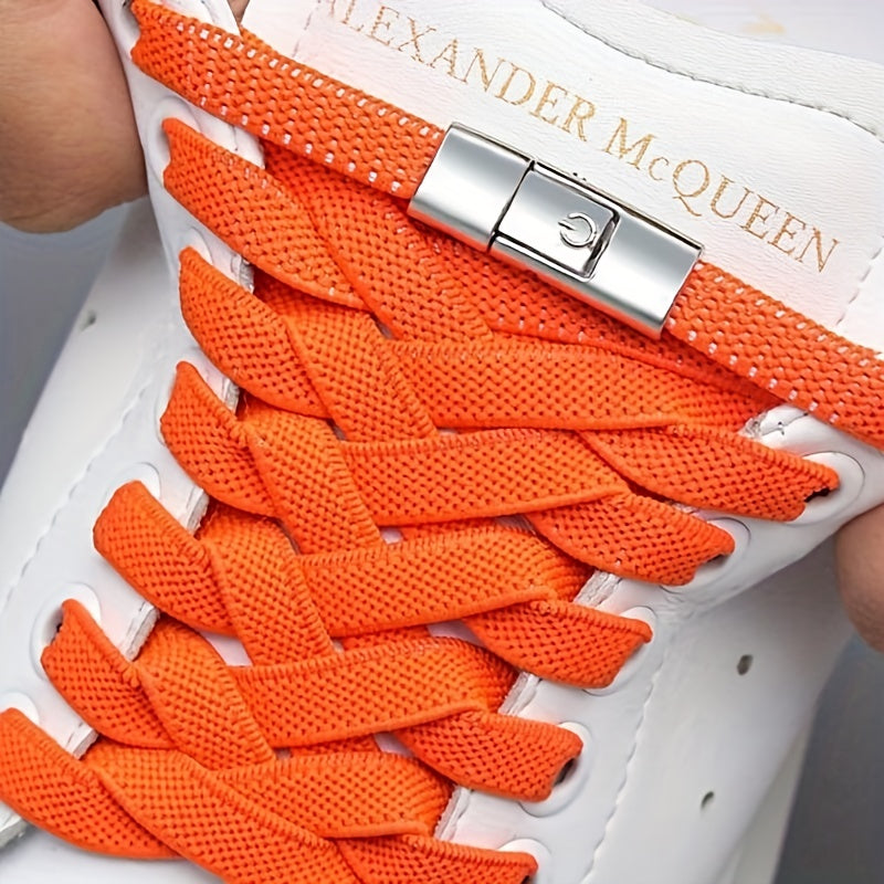 2pcs No Screws Required Elastic Laces for Sneakers