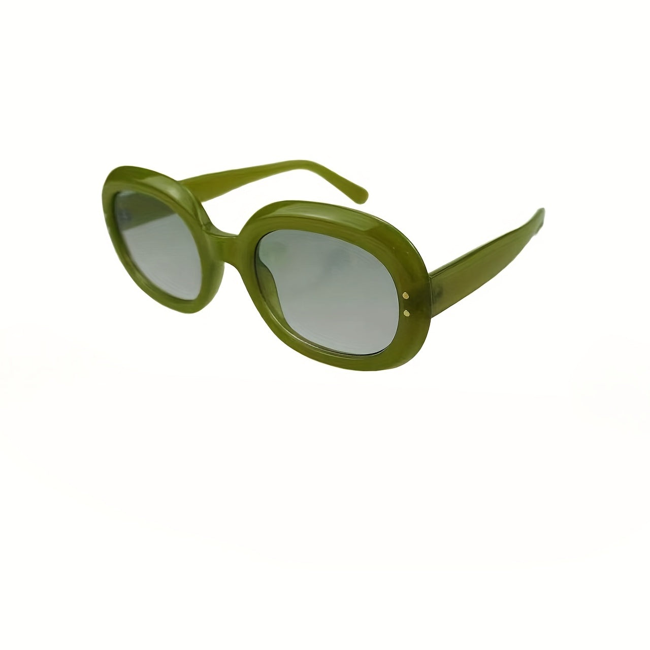 Men's Square Frame Sunglasses UV Protection Plus Zipper Case