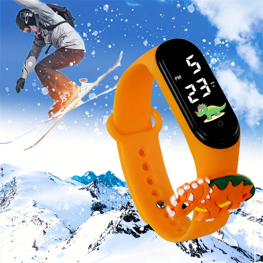 Dinosaur Doll Sport Watch LED Touch Screen Electronic Watch