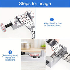 Watch Repair Kit 151pcs Watch Band Link Removal Tool Spring Bar Tool Set