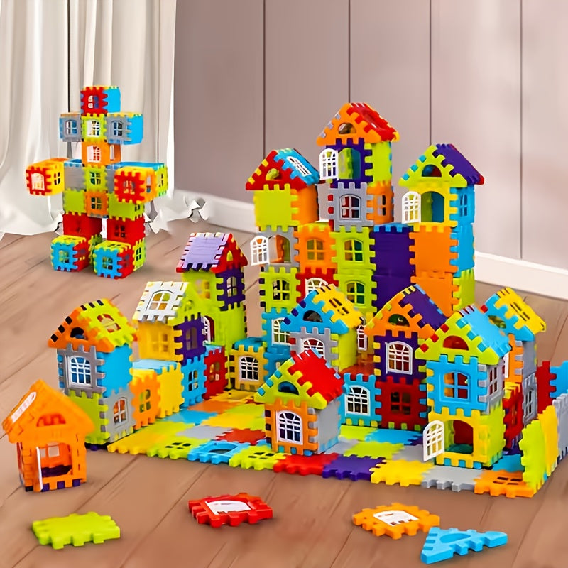 Multicolor Building Blocks DIY House Toy for Presents
