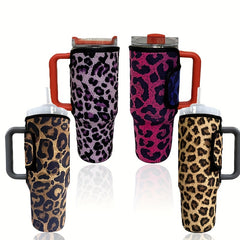 Leopard Printed Insulated Cup Cover for 40oz Tumbler