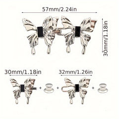 Alloy Butterfly Waist Cincher Clips Y2K Style Jeans Tightener