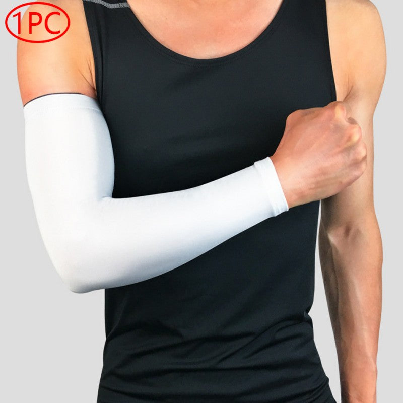 Unisex Sports Protective Gear Arm Elbow Wrist Guards Sun Sleeves