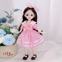6 Doll Princess Set 20 Joints BJD Doll Gift