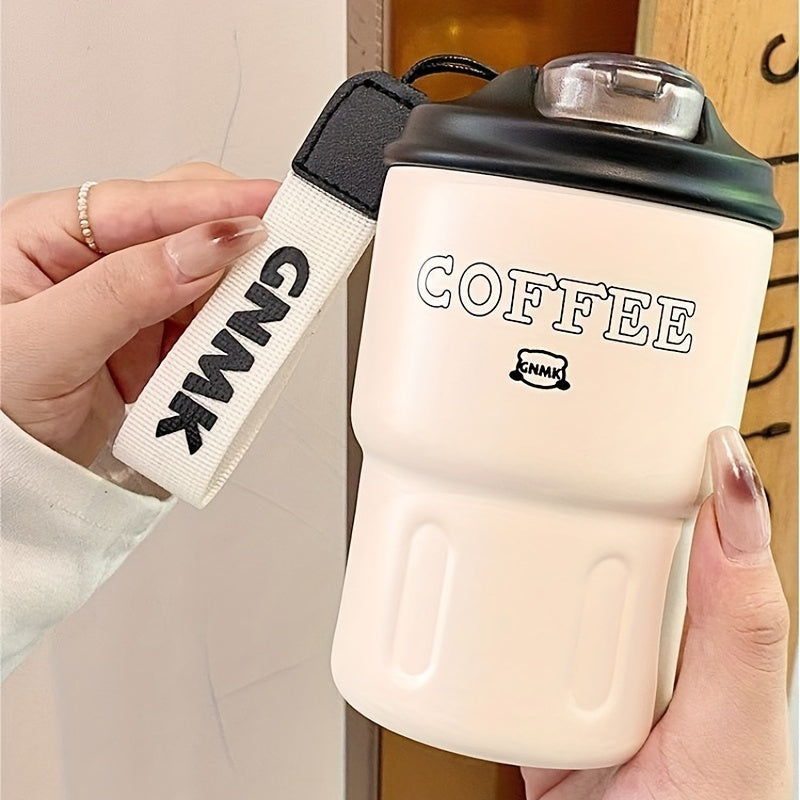 Insulated Coffee Mug With Handle And Lid Stainless Steel Coffee Travel Mug