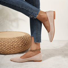 Women's Comfy Slip-On Flat Shoes Soft Sole Work Ballet Flats