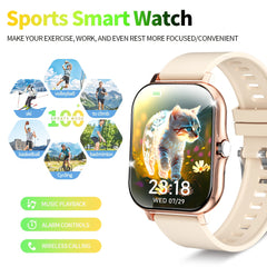 Wireless Smartwatch with Multiple Sports Modes & Camera Control