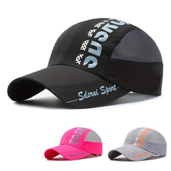 Quick Drying Mesh Baseball Cap Lightweight Adjustable Sun Hat