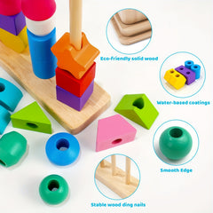 Montessori Beaded Columns for Toddlers Gift