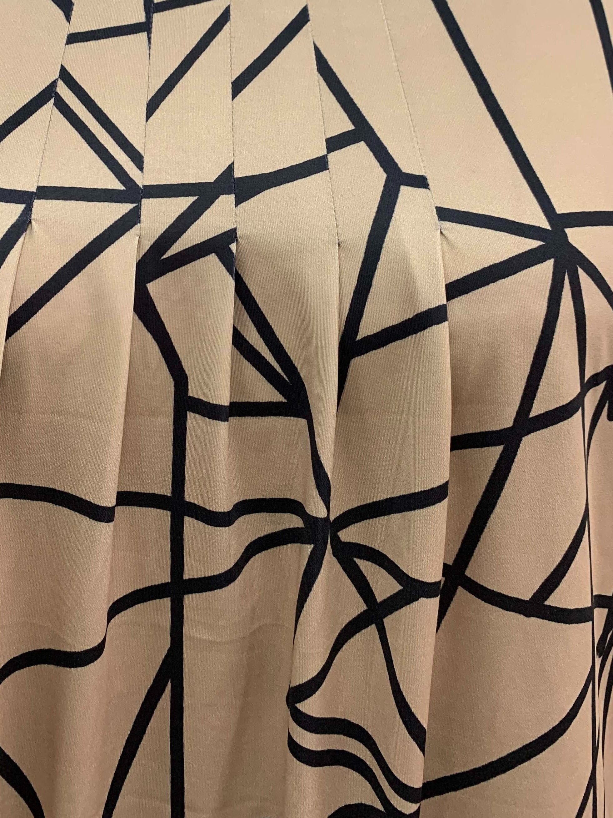 Women's Plus Geometric Print Top & Solid Pants Set
