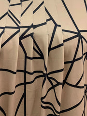 Women's Plus Geometric Print Top & Solid Pants Set