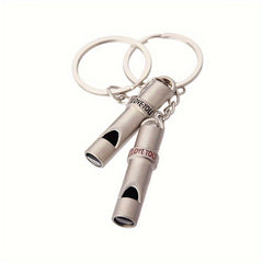 3 Sets Survival Whistle Keychain for Outdoor Emergency