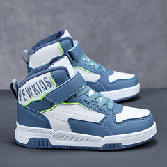 Boys High Top Skate Shoes Non Slip Casual Sneakers