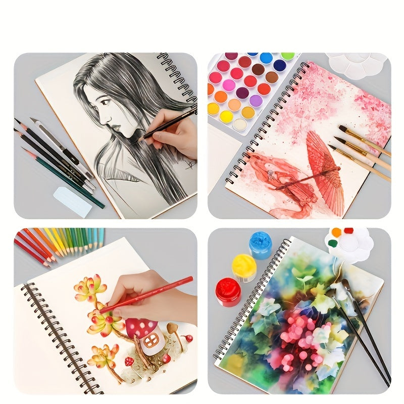 A4 Sketchbook Art Student Supplies Watercolor Gouache Paper