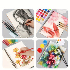 A4 Sketchbook Art Student Supplies Watercolor Gouache Paper