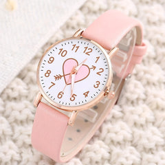 3pcs Girl Accessories Set: Alloy Watch & 2 Bracelet