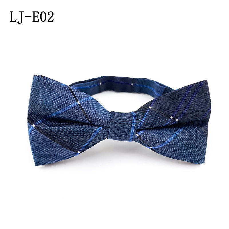 Men's Jacquard Banquet Bow Tie 1200 Thread Polyester Fabric