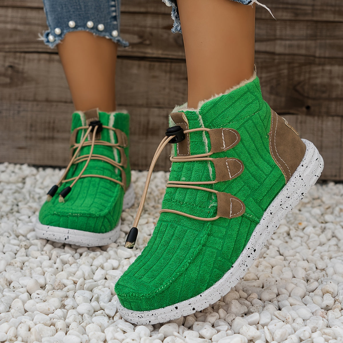 Women's Thickened Warm Snow Boots - Non slip Casual