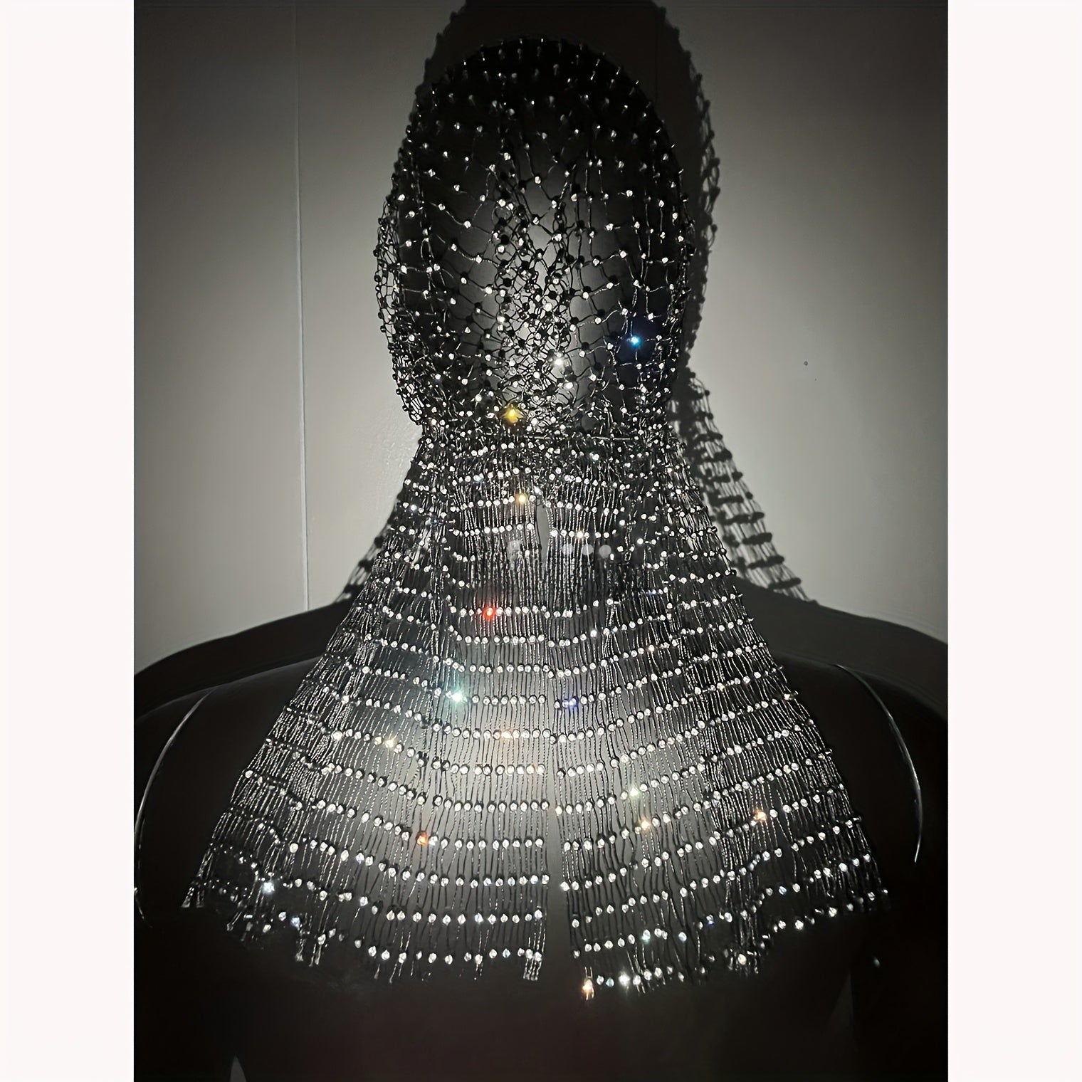 Mesh Headscarf European Style Nightclub Music Party