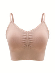 Comfortable Full Coverage Bra with Breathable Stretch Fabric