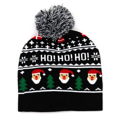 Knitted Christmas Hat Winter Warm Beanie Gift