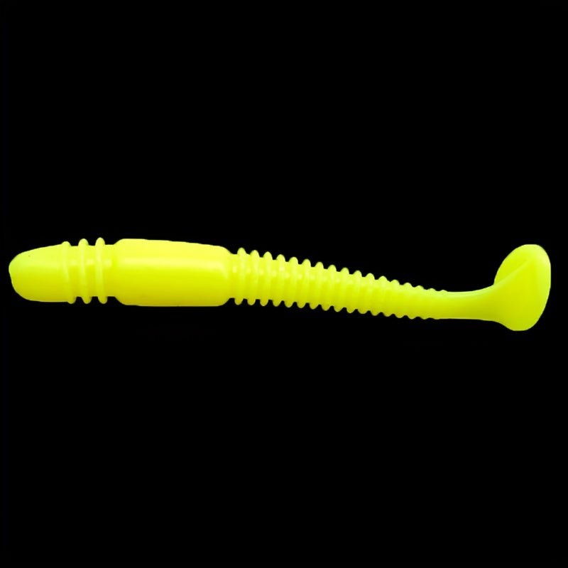 6pcs Bionic Wobbler Floating Fishing Lures Soft Worm T Tail Baits