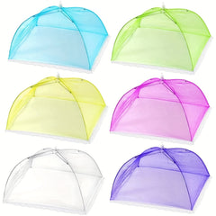 6 Pack Reusable Mesh Food Covers for Outdoor Parties BBQs Camping