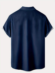 Men's Block Striped Button Shirt