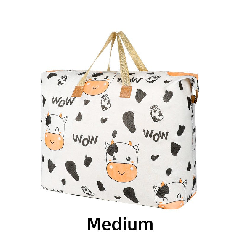 Large Capacity Storage Bag with Zipper & Handles