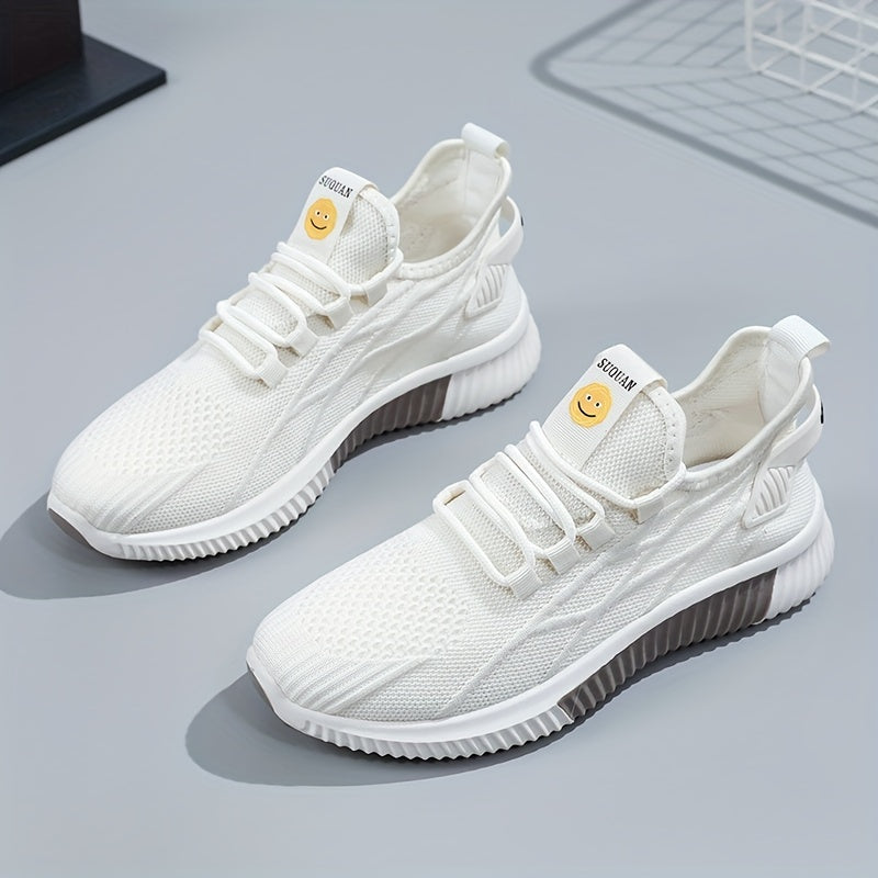 Women's Knitted Sports Shoes Breathable Running Sneakers
