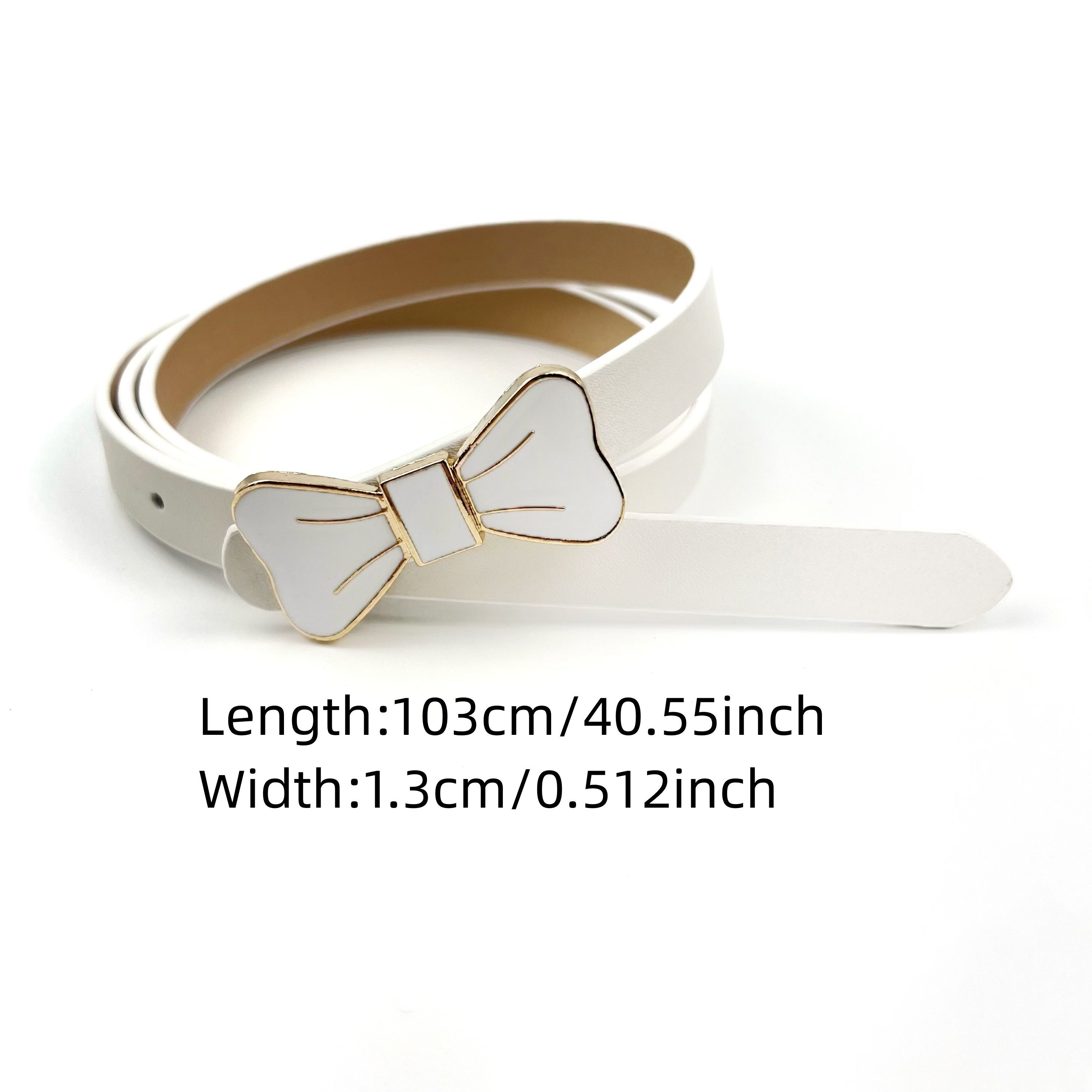 Bow Buckle PU Belt for Women