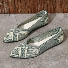 Women's Comfy Slip On Flat Shoes Soft Sole Casual Ballet Flats