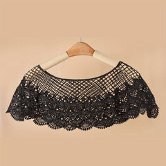 Lace Floral Hollow Shawl Women Solid Wrap Scarf