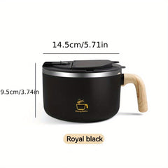 304 Stainless Steel Noodle Bowl Fast Food Cup Style Instant Noodle Bowl