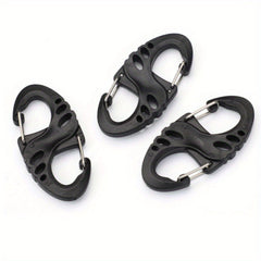 10pcs Carabiner Spring Hooks for Outdoor Backpacks Camping Fishing