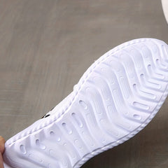 Leopard Print Casual Sneakers Low Lace Up Flatform Shoes