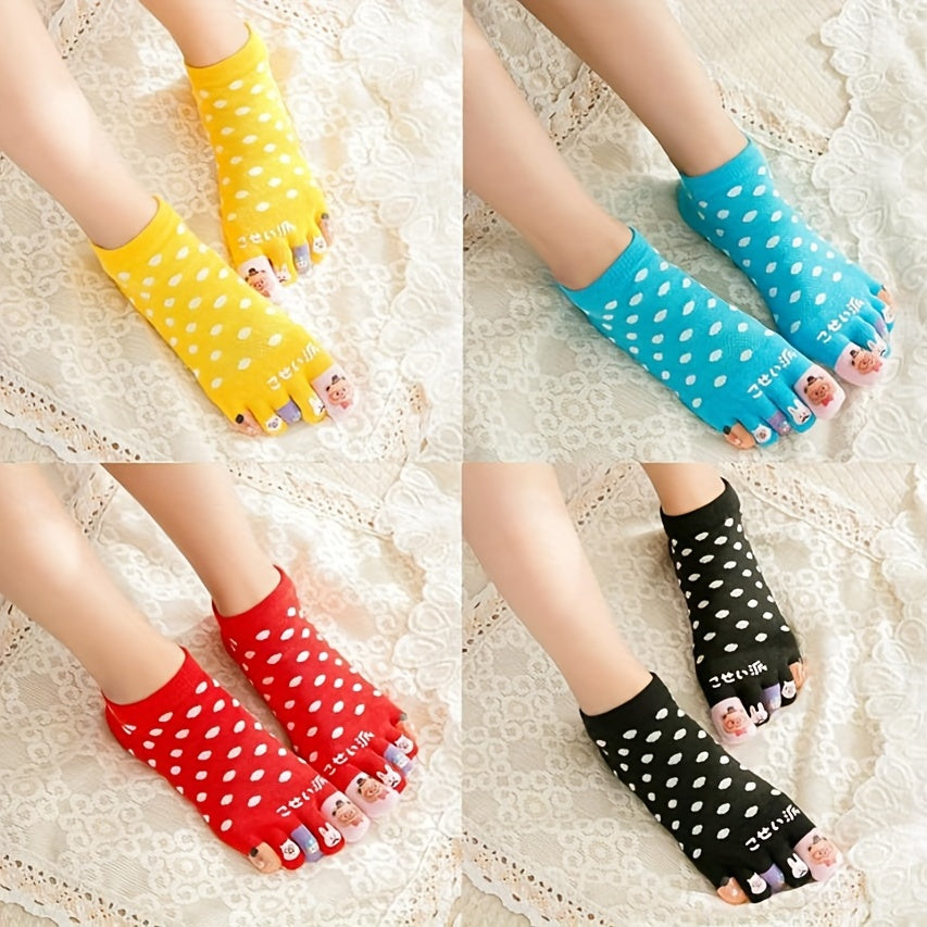 Polka Dot Yoga Fitness Socks Women's Stockings