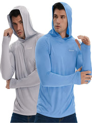 TELALEO Men's Lightweight Hoodie UPF 50 Sun Protection