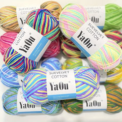 Gradient Yarn 100g Soft Yarn for Crocheting & Knitting DIY Doll Sweater Scarf