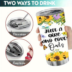 20oz Stainless Steel Double Wall Insulated Tumbler Coffee Cup
