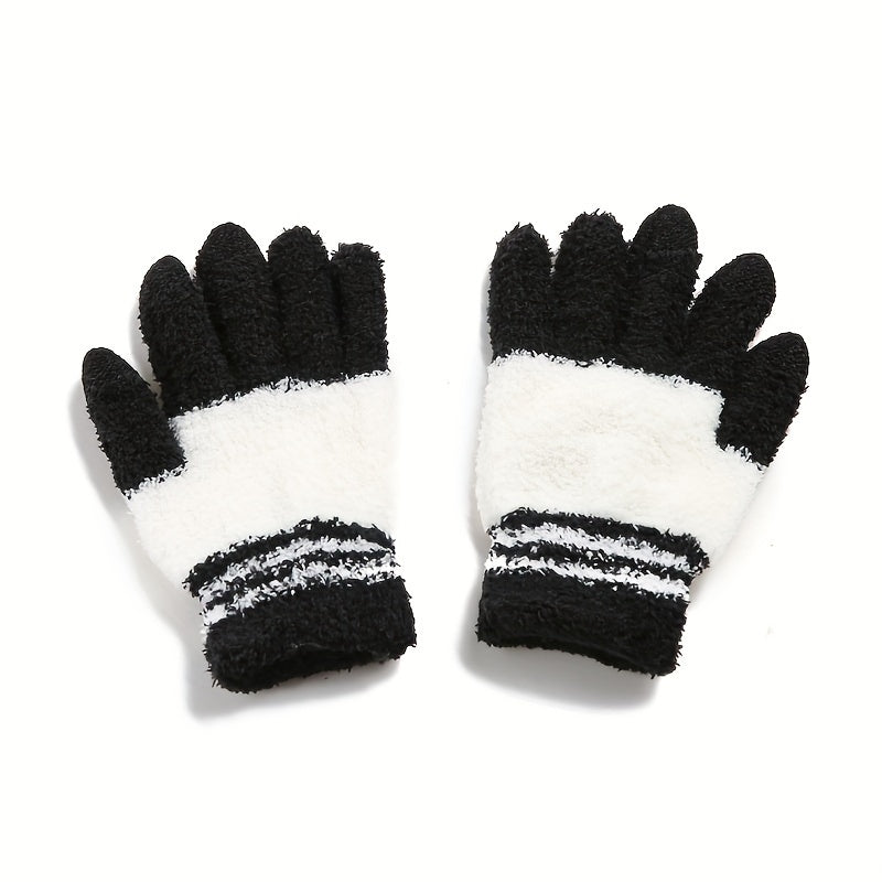 Knitted Touch Screen Gloves Winter Warm Thickened