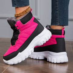 Heighten High Top Chunky Sneakers Casual Versatile Running Shoes Snow Boots