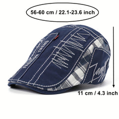 Plaid Newsboy Cap Summer Autumn Beret Hat Casual Boinas Golf Hats