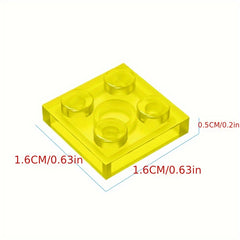 60pcs 6 Colors MOC Transparent Compatible 3022 Short Bricks Building Blocks